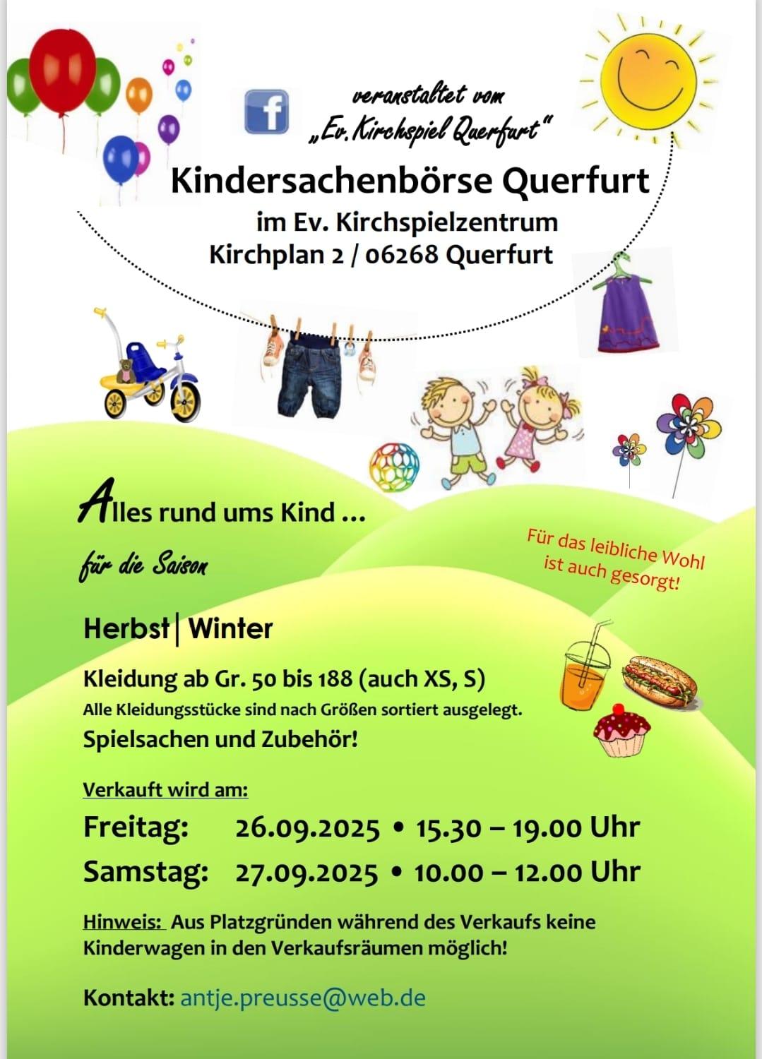 Kindersachenbörse Herbst/Winter 2025 Kindersachenbörse Herbst/Winter 2025